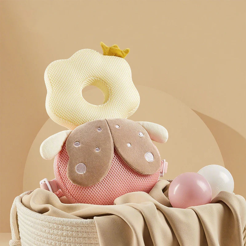Baby Head Protector Pillow Backpack Anti-Fall Safety Cushion for Newborn Toddlers Learning to Walk Kids Safe Support